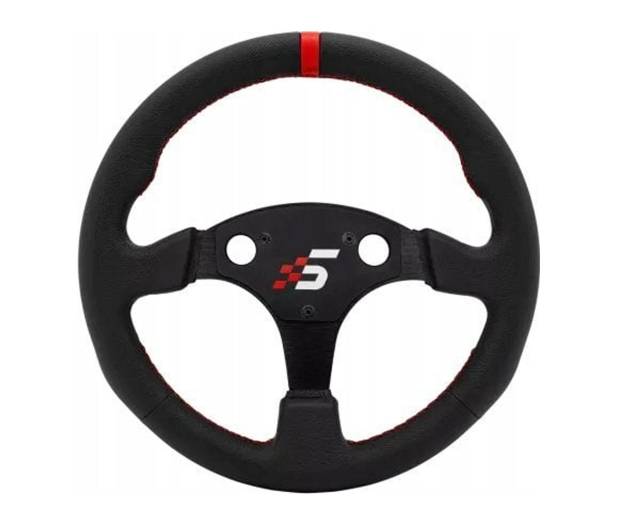 SIMAGIC Round-Shaped Steering wheel without HUB, 330mm, Leather - 1349631 - zdjęcie